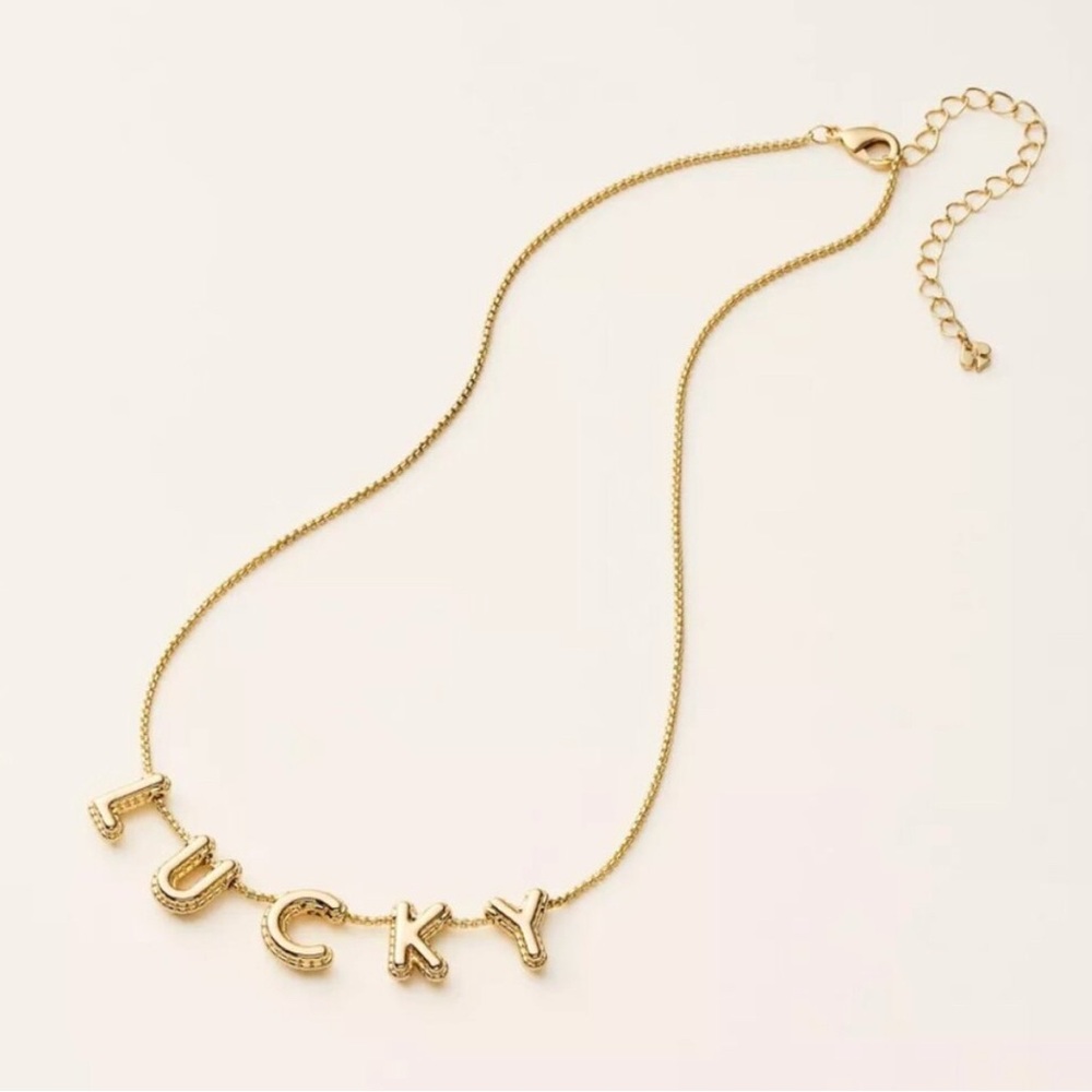 Kate Spade x Target "Lucky" Bubble Chain Necklace NWT